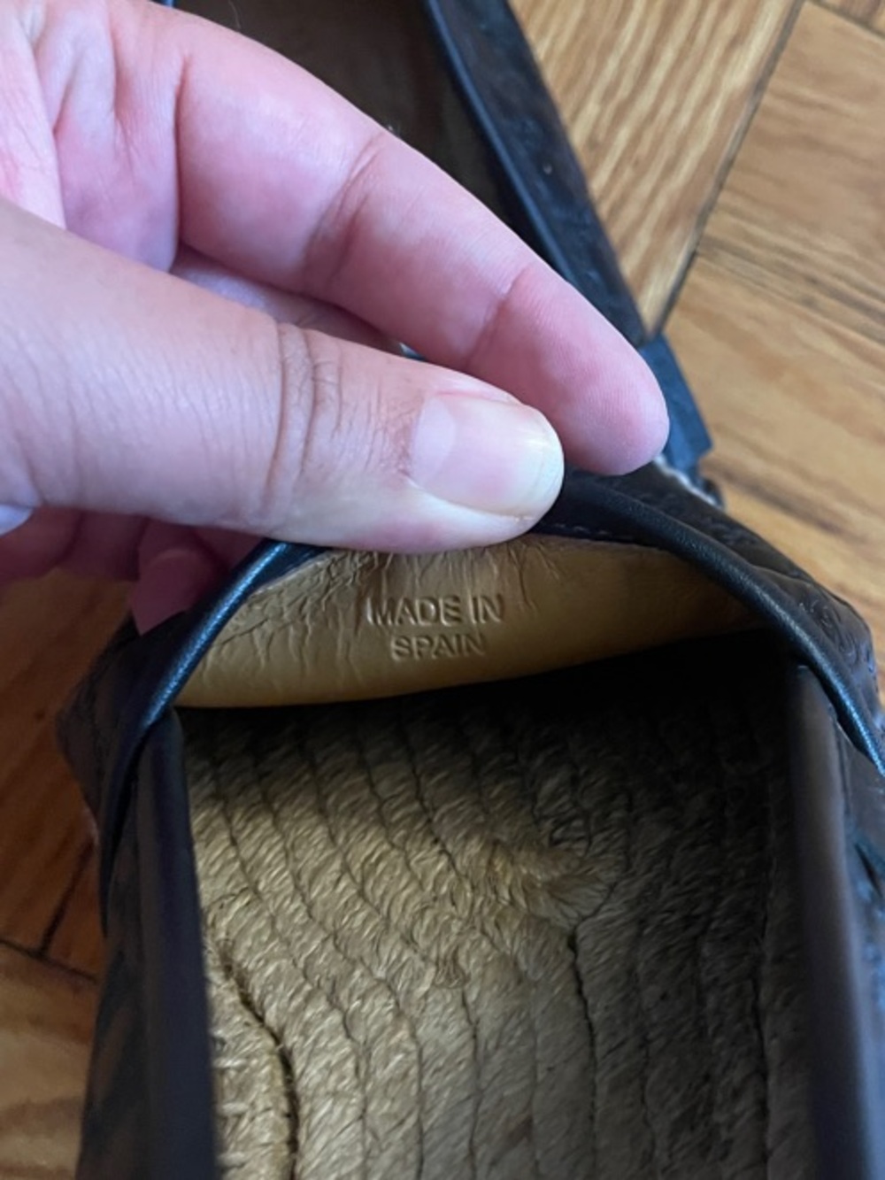 Gucci Microguccissima Monogram Pattern Leather Espadrilles Quiet Luxury - Picture 15 of 15